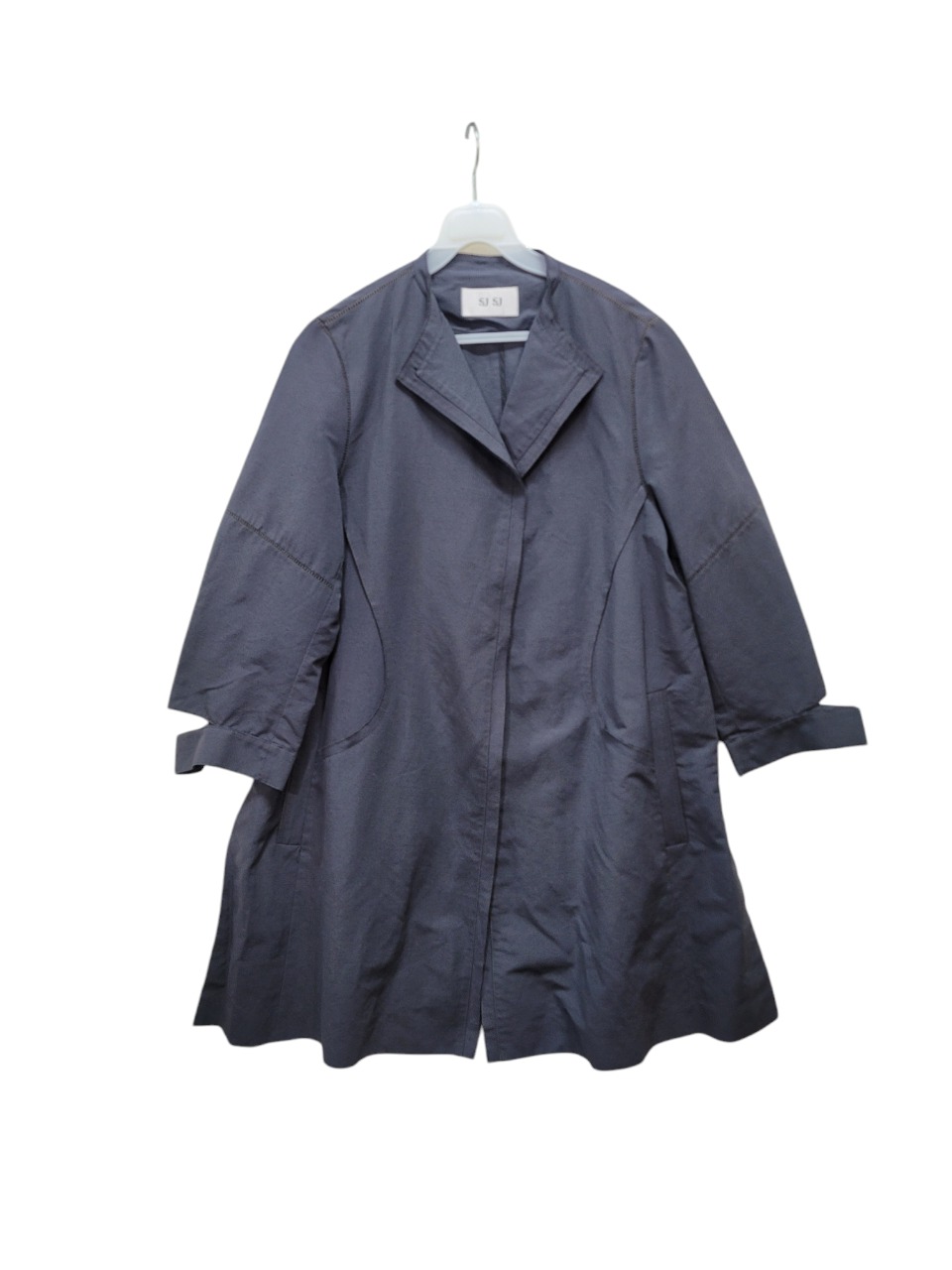 구입가 60만원대 한섬 SJ SJ의 린넨 혼방 노카라 자켓