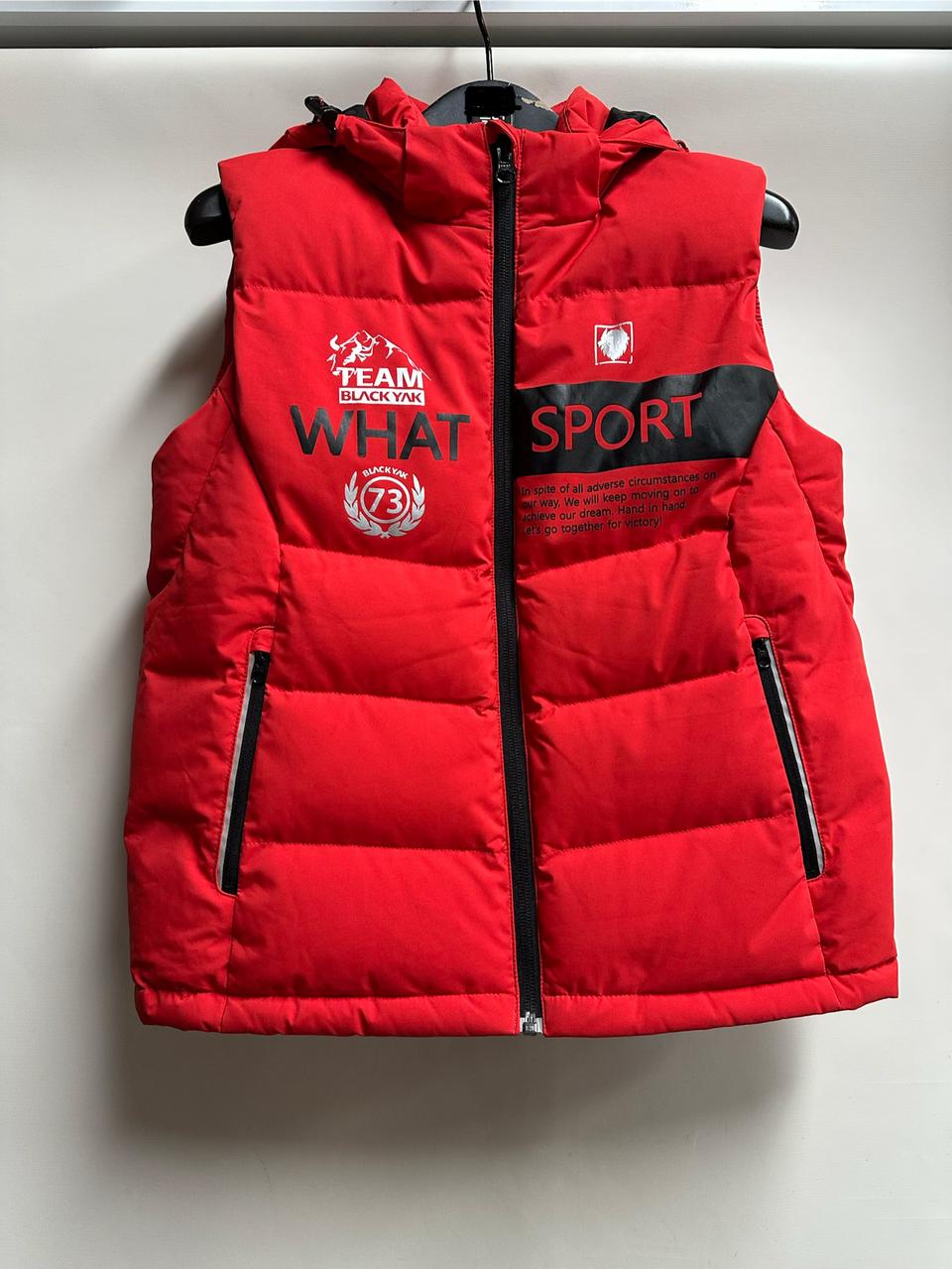 블랙야크 주니어 구스다운 패딩 조끼 145