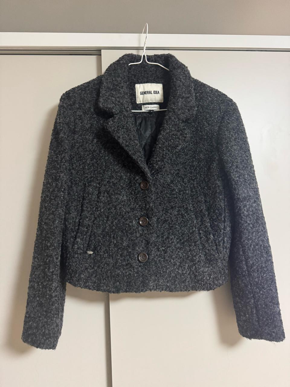 제너럴아이디어 울부클숏자켓 울70%