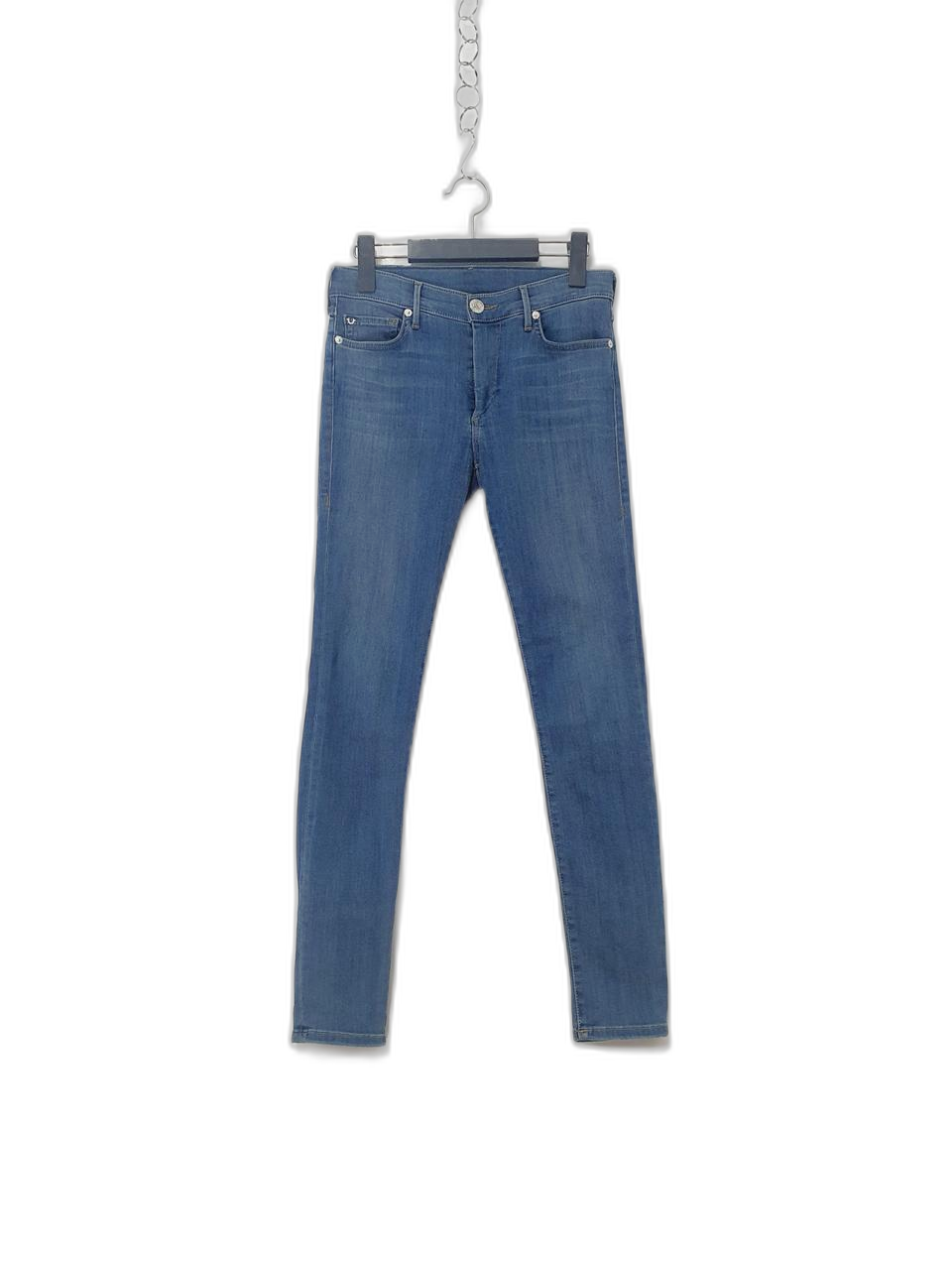 TRUE RELIGION 트루릴리전 여성 미드라이즈 슈퍼 스키니진