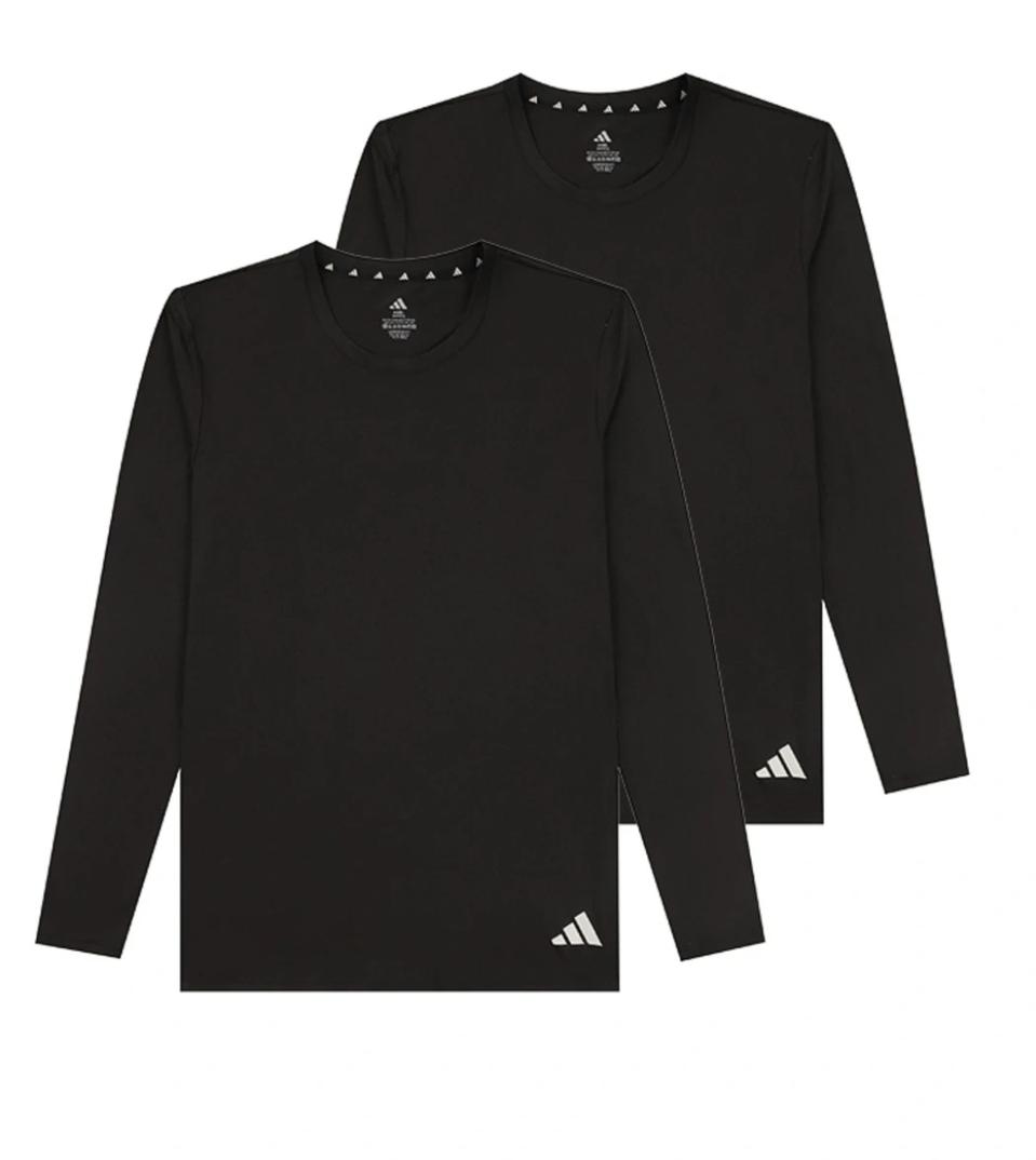 아디다스 러닝 긴팔. 이너웨어. 새옷.