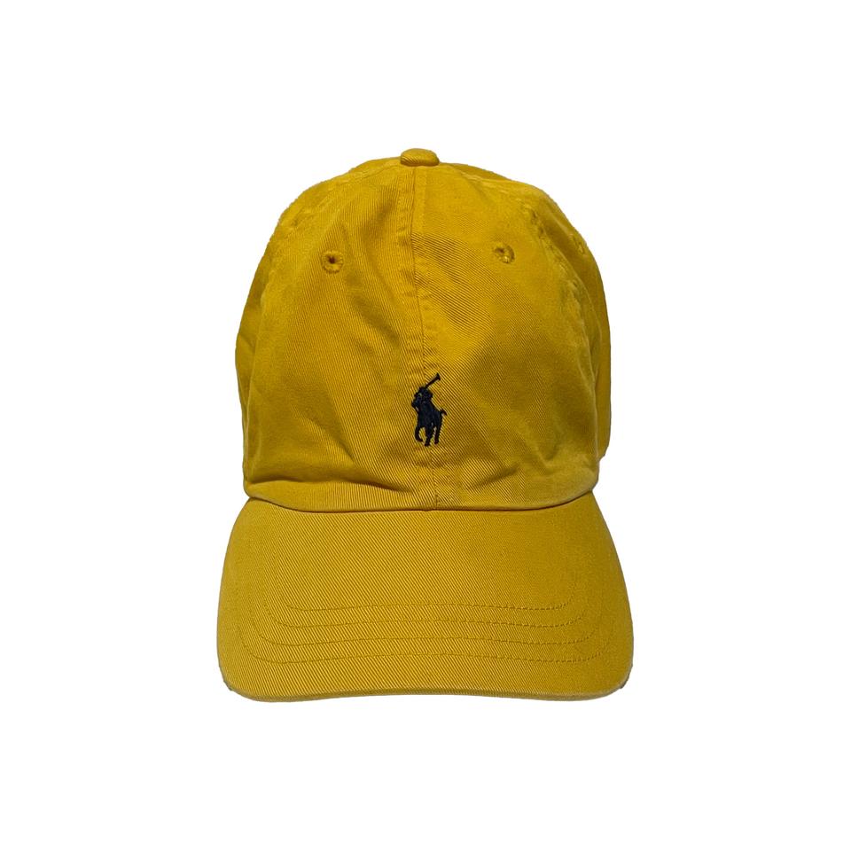 폴로 랄프로렌 옐로우 볼캡 모자