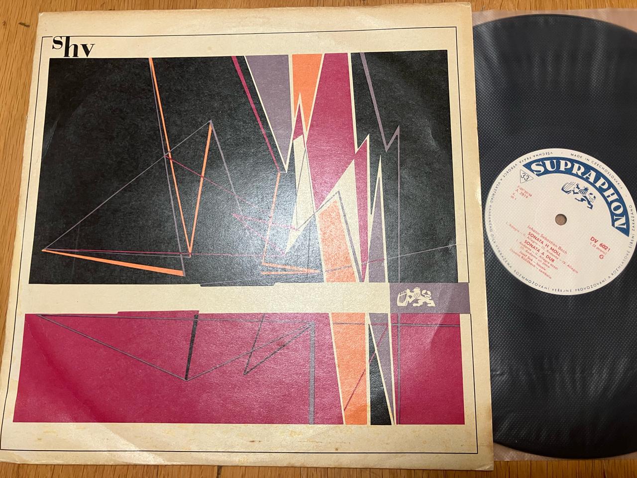 모노초반LP) 바흐 - 바이올린 &하프시코드 소나타