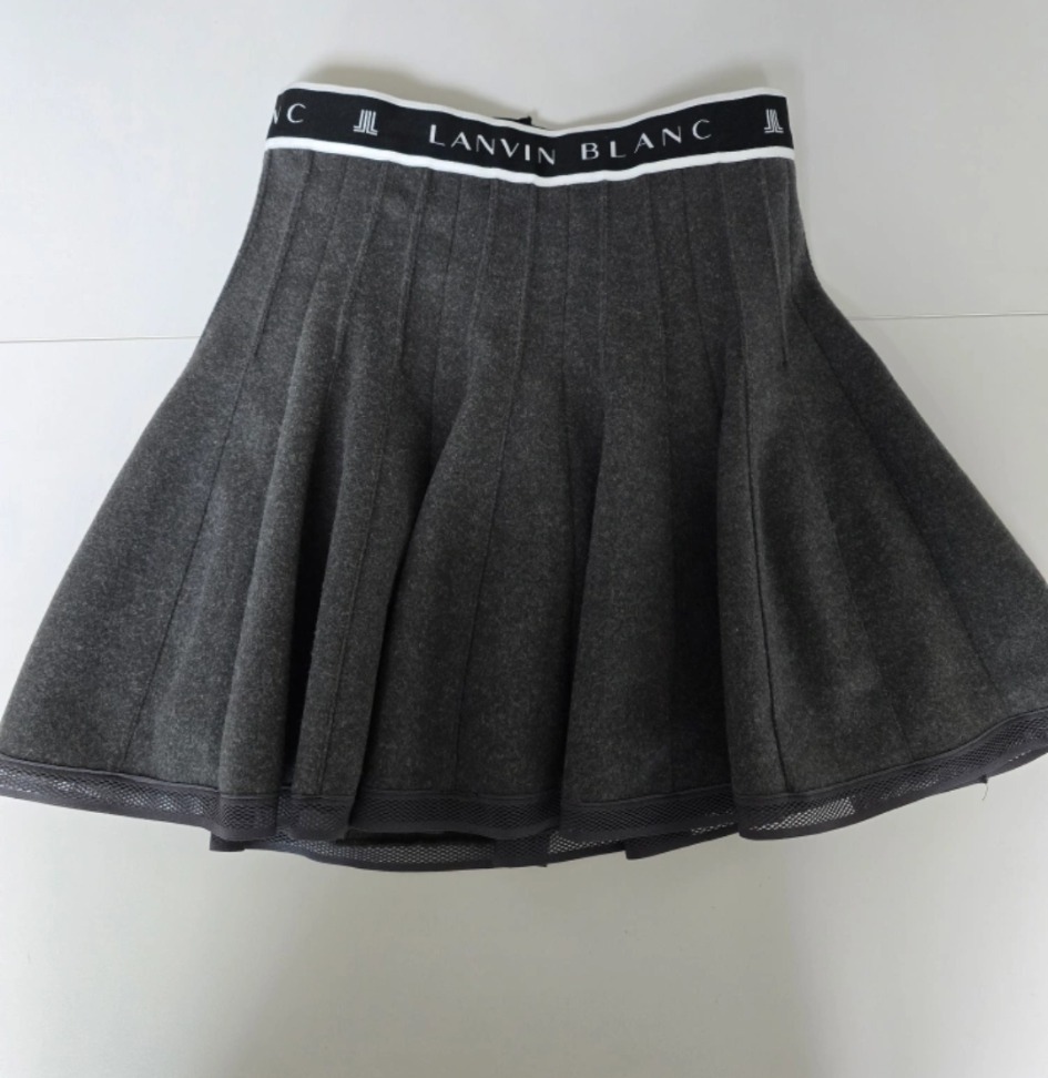 랑방블랑 여성 골프 플리츠 스커트