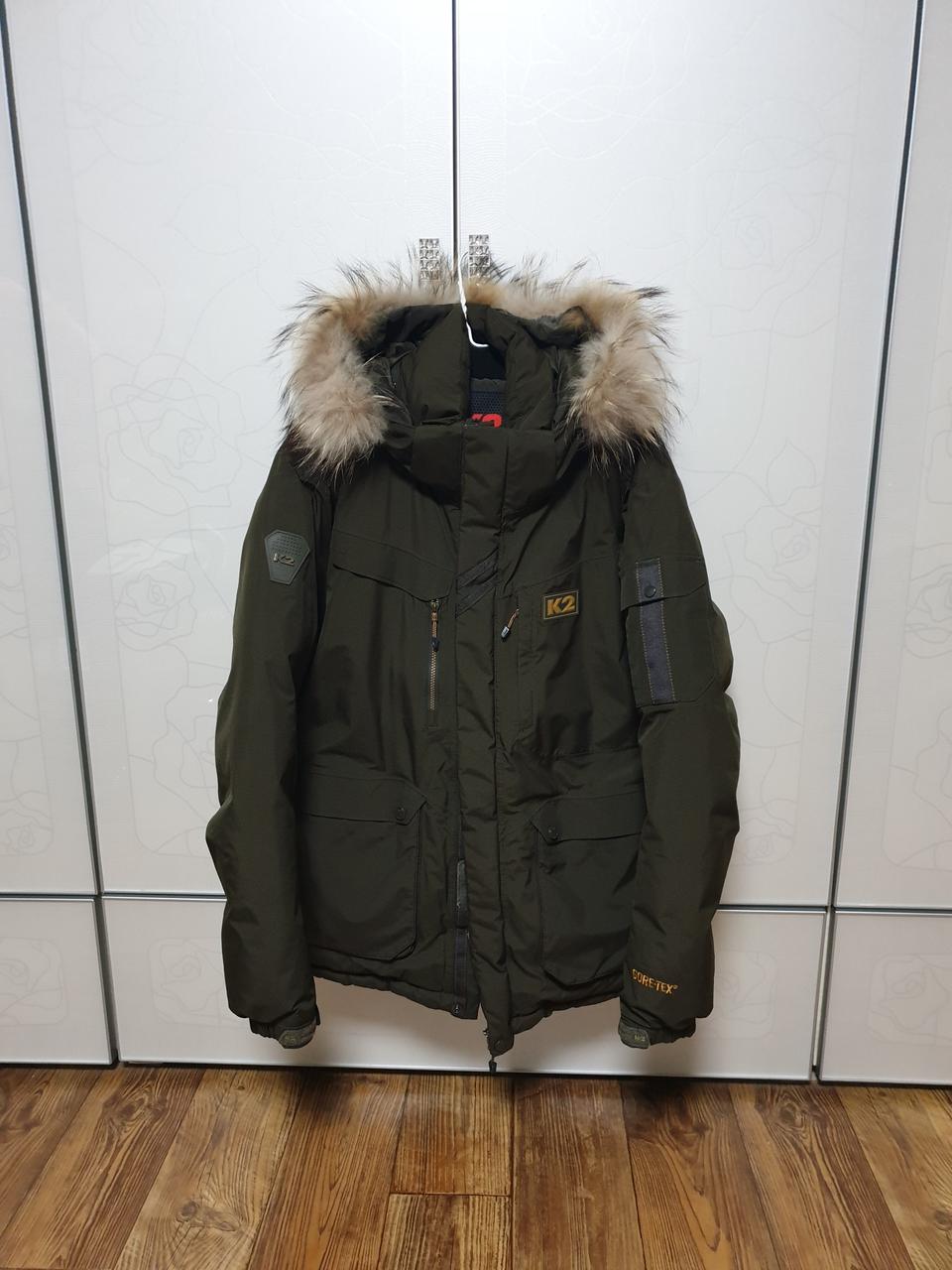 k2구스패딩 남100 고어텍스 국방색 군복야상 잠바 거의새것