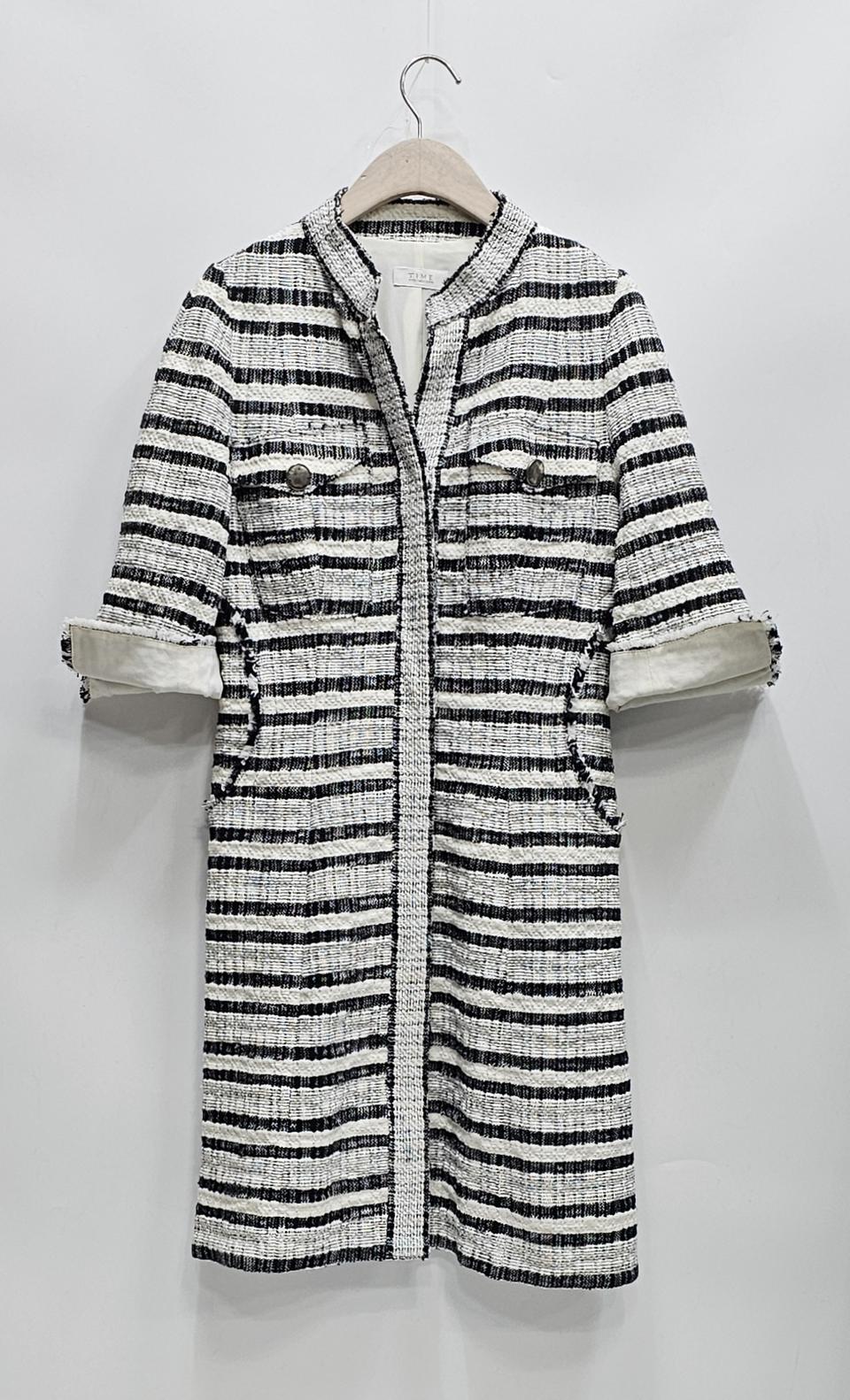 TIME 한섬 타임 트위드 원피스