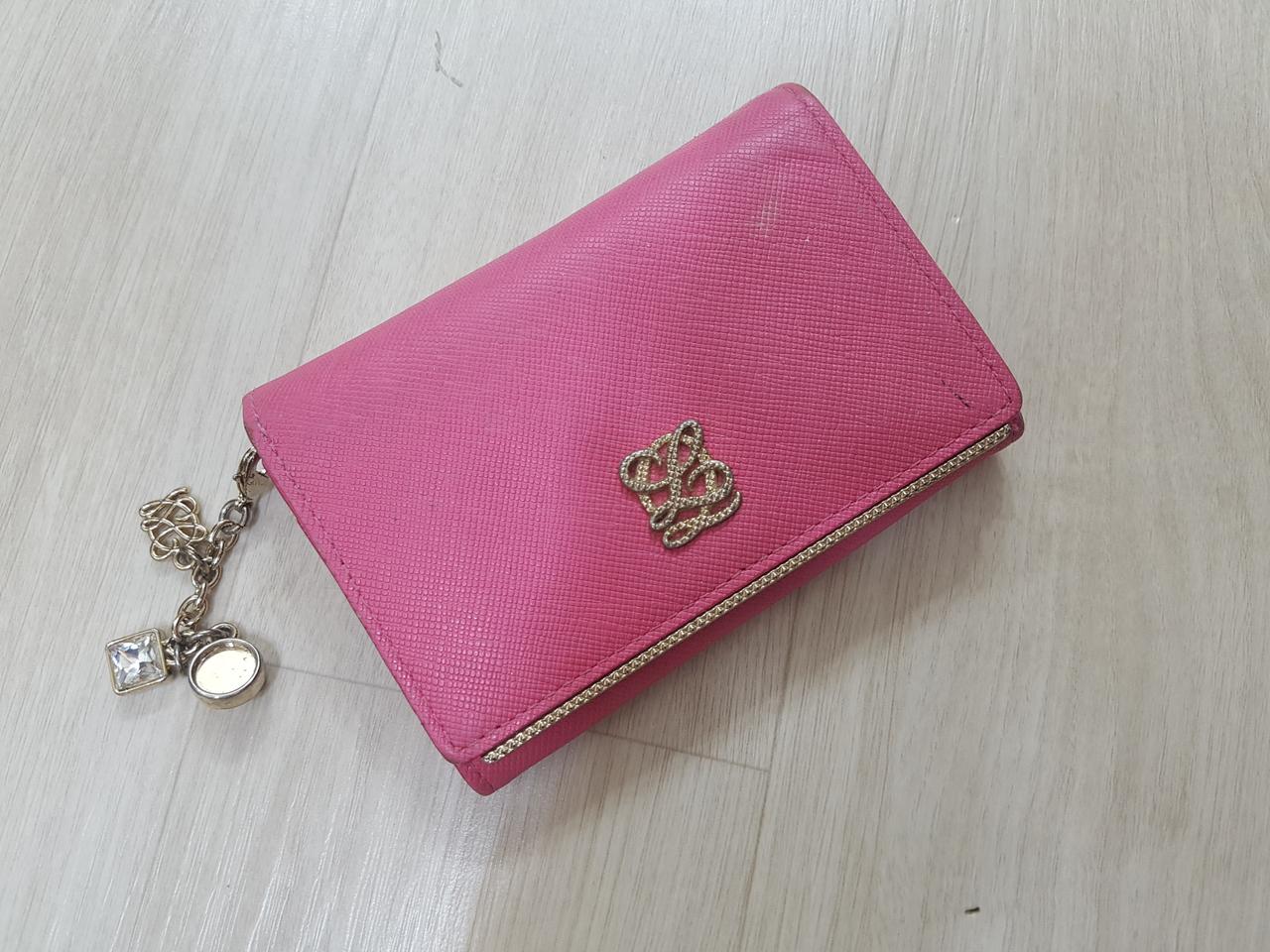 루이까또즈 정품 천연가죽 여성지갑 반지갑 카드지갑 상태굿