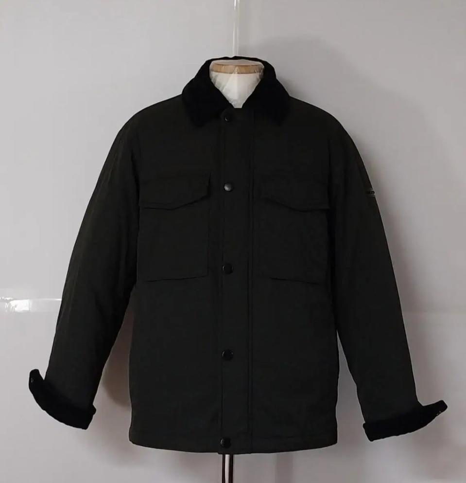 95)헤지스 코듀로이 카라 헌팅점퍼 캐쥬얼자켓