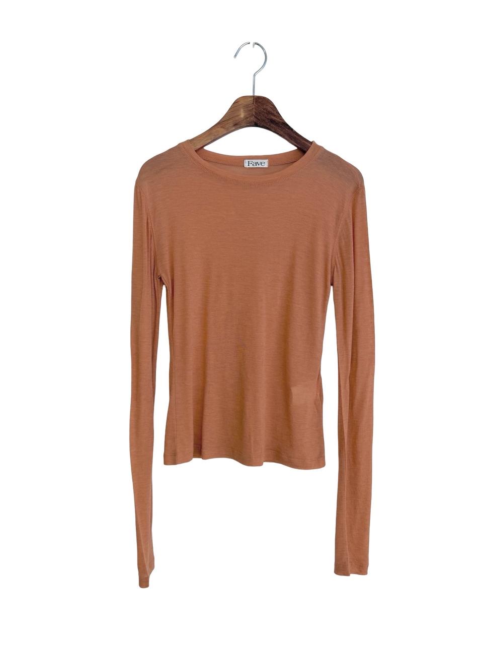 톤다운 오렌지 소프트 티셔츠