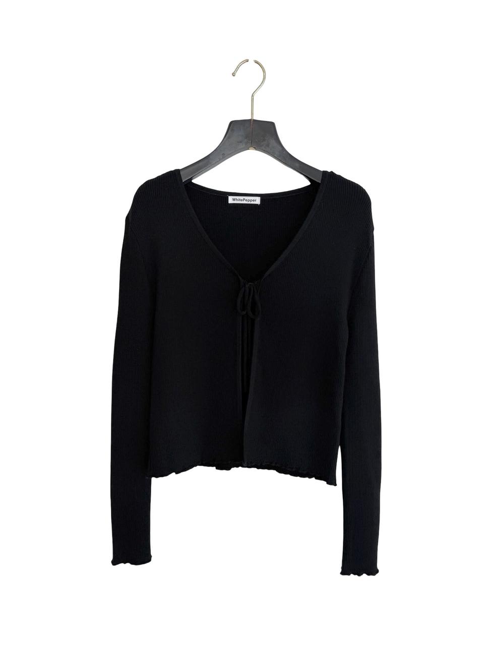 블랙 스트랩 가디건