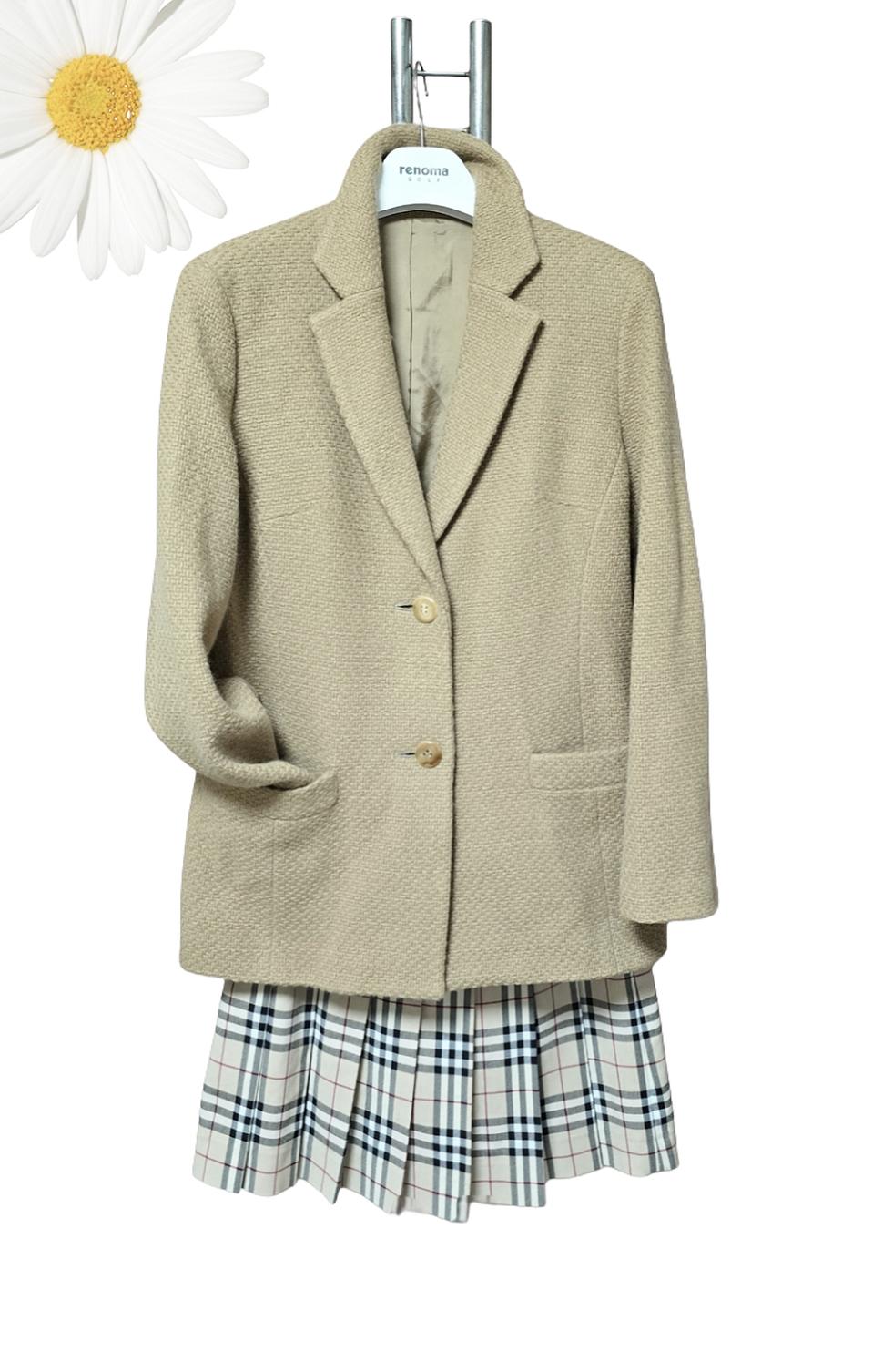 정품 버버리 캐시미어 자켓/여66