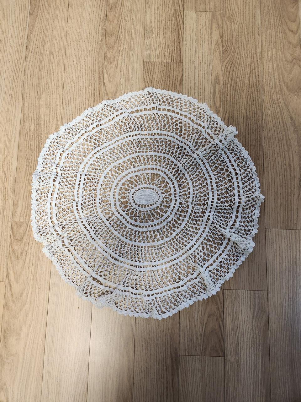 빈티지 손뜨개 테이블보