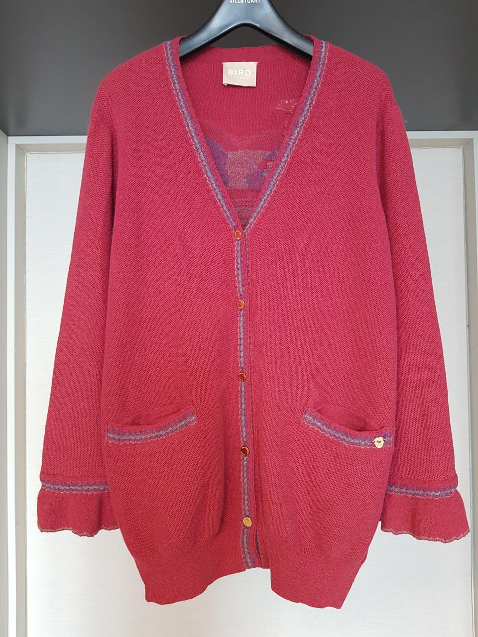 버드바이쥬시꾸띄르 소매포인트 가디건(택포)