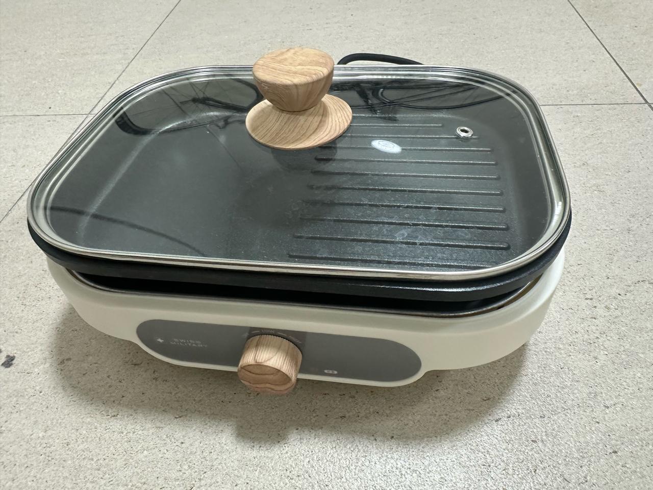 스위스밀리터리 미니전기그릴