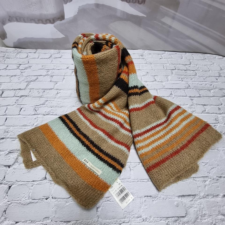 (새상품) 스트라이프패턴 울머플러