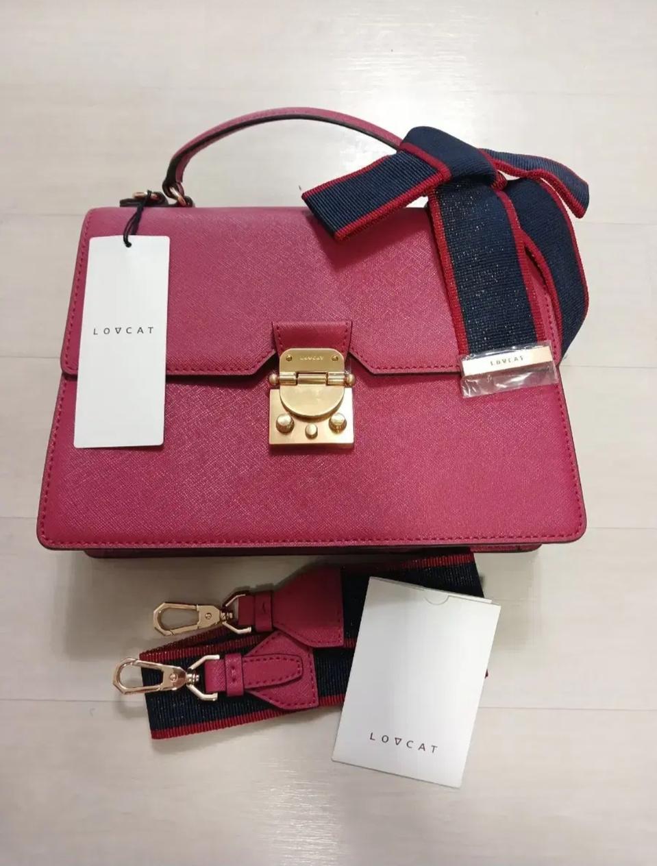 #새상품 러브캣도트백겸 크로스