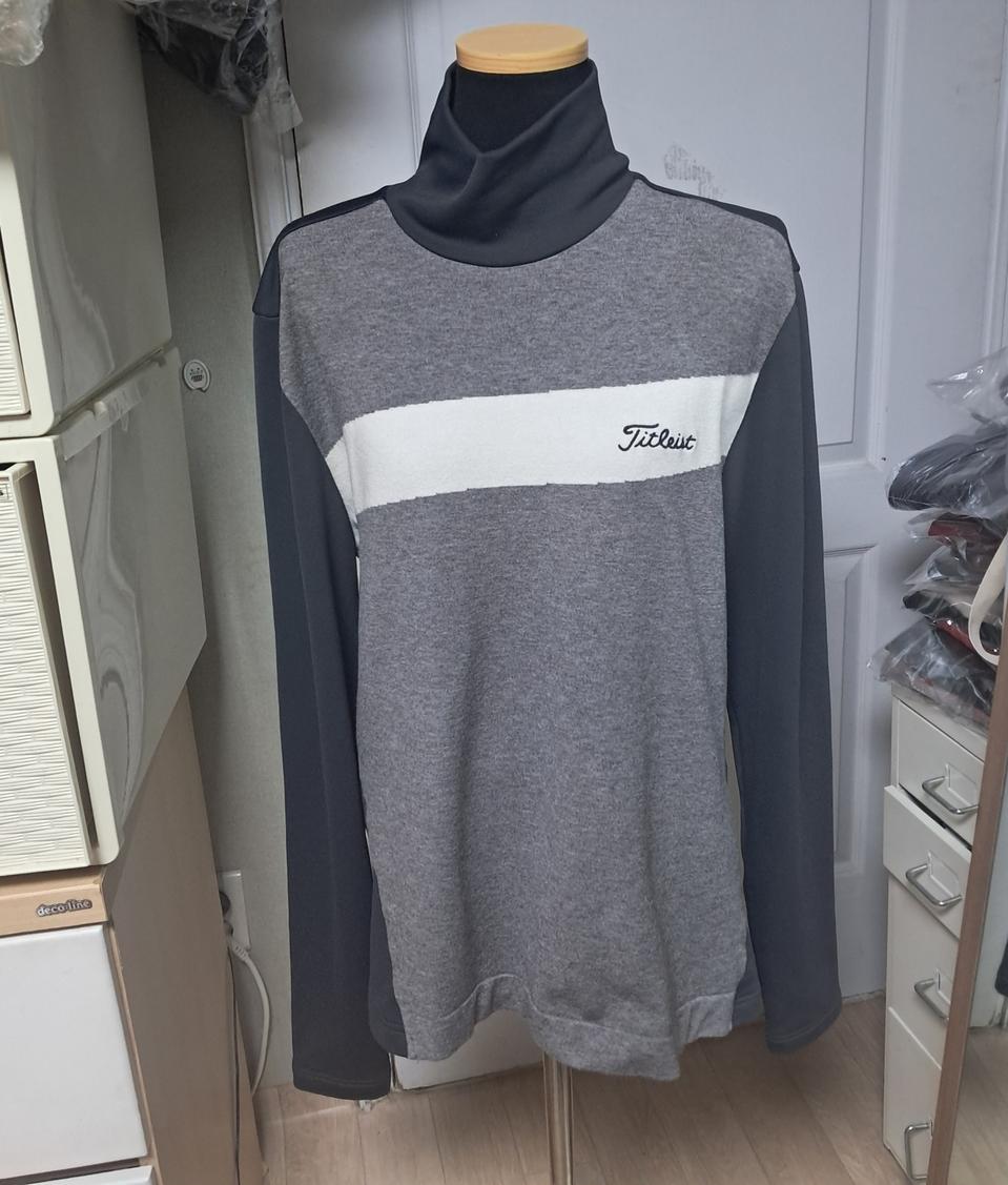 타이틀리스트 골프 긴팔 목폴라 티셔츠 니트 100