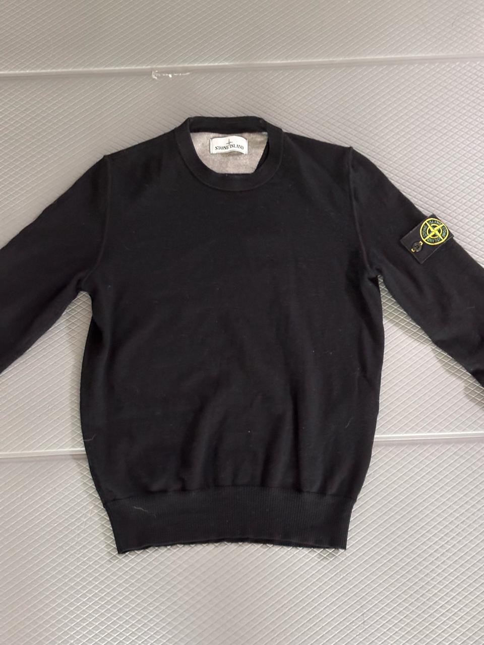 [정품] 스톤 아일랜드 블랙 니트 M