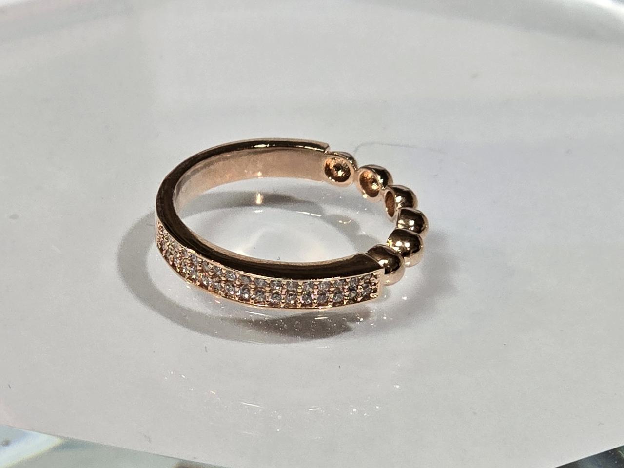 큐빅셋팅 핸드메이드 반지