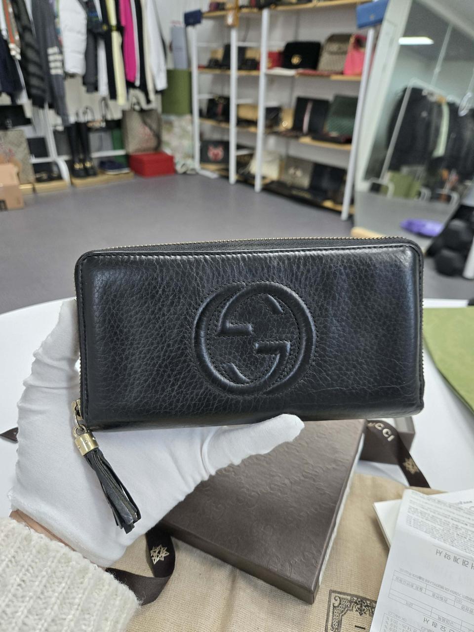 [40%할인] 구찌 소호 장지갑