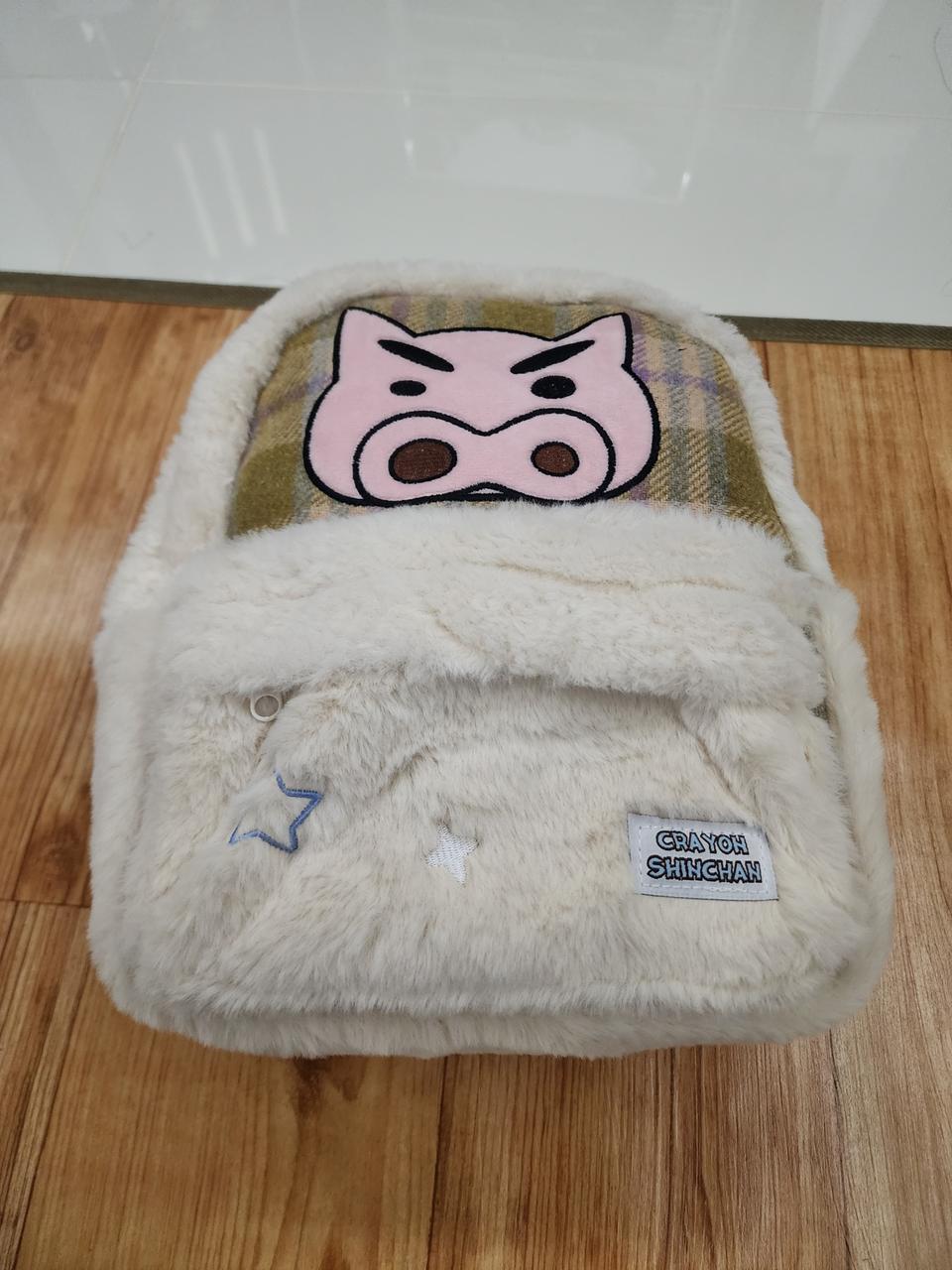 짱구는못말려 부리부리 대마왕 털가방 빽팩