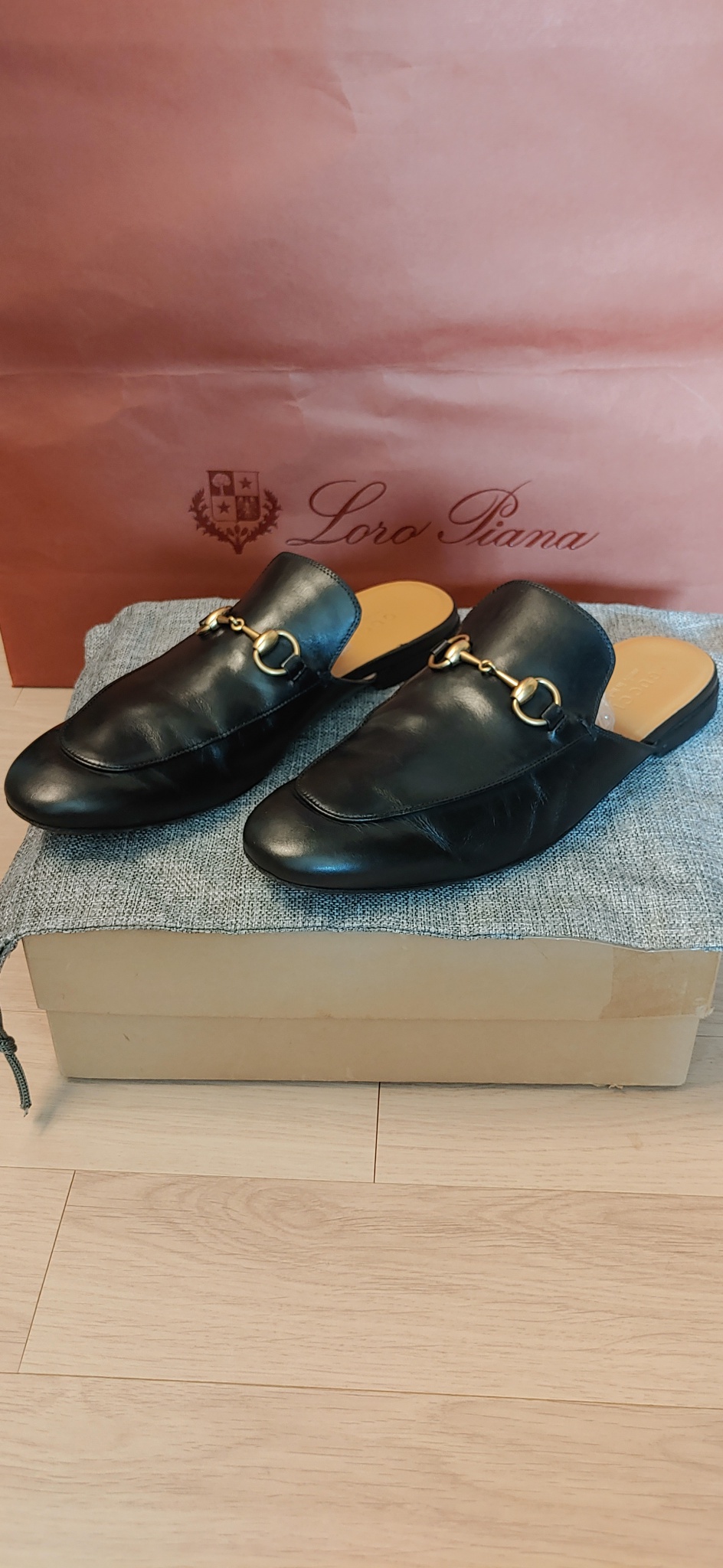 정품)구찌 홀스빗 뮬(265~270)