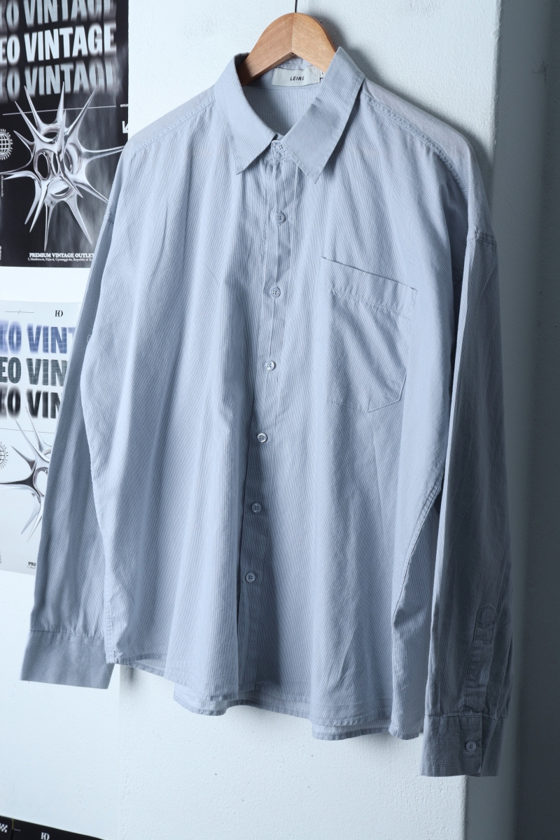 (L-XL) 르아르 셔츠 남방 스트라이프 연블루 놈코어-173D9