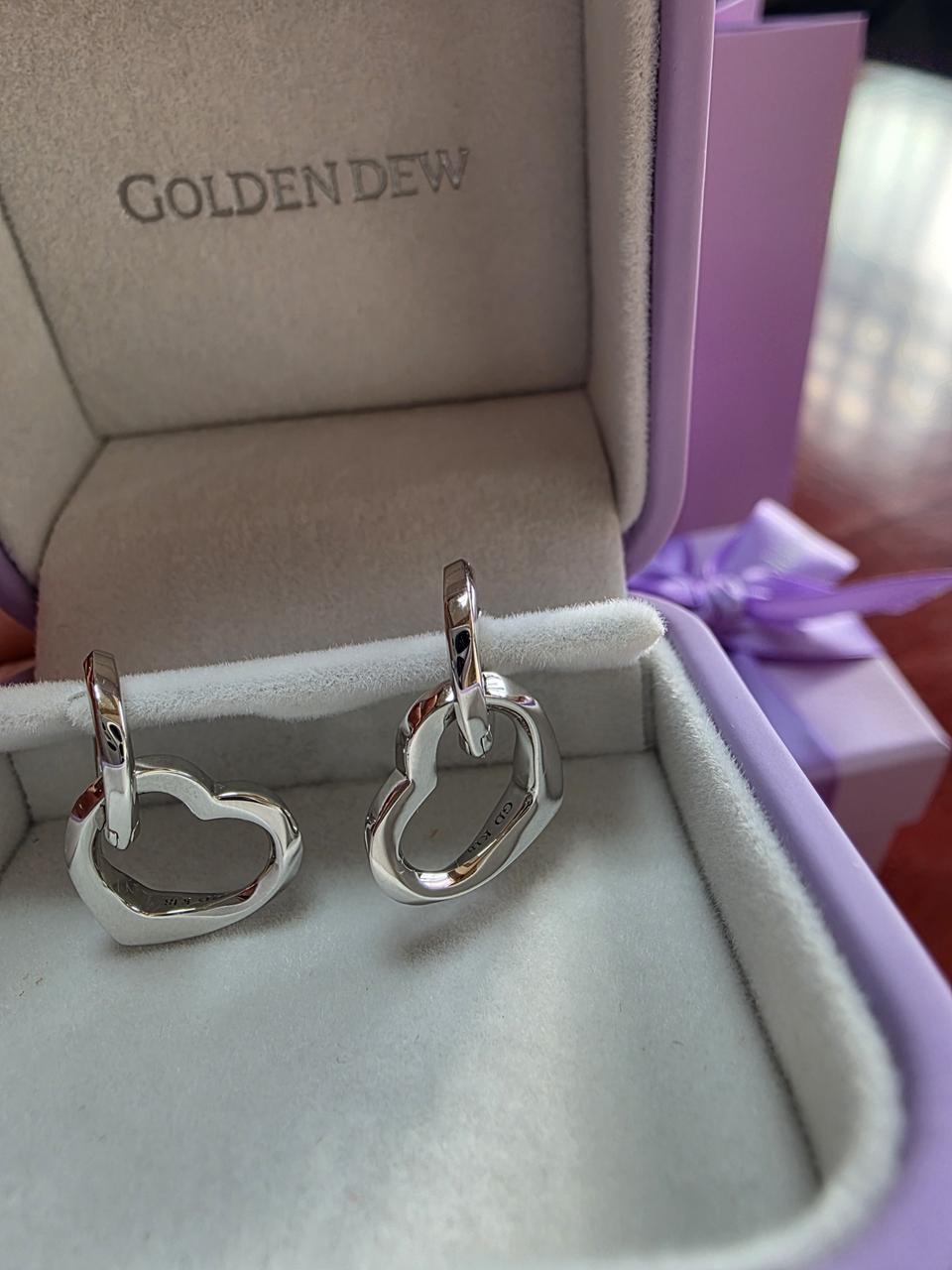 새제품♡골든듀 하트 귀걸이♡정가250만원