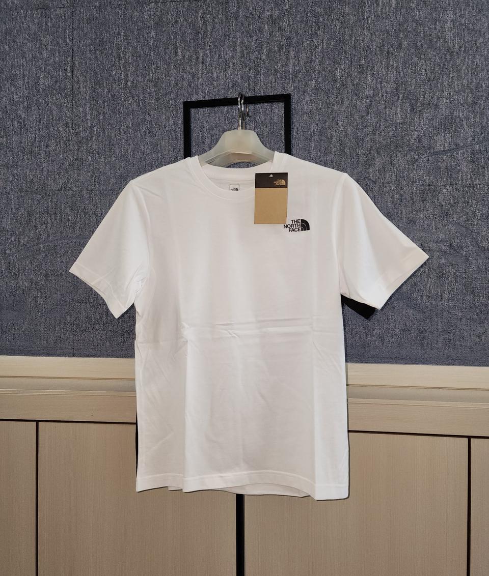 노스폐이스정품 반팔 화이트 티