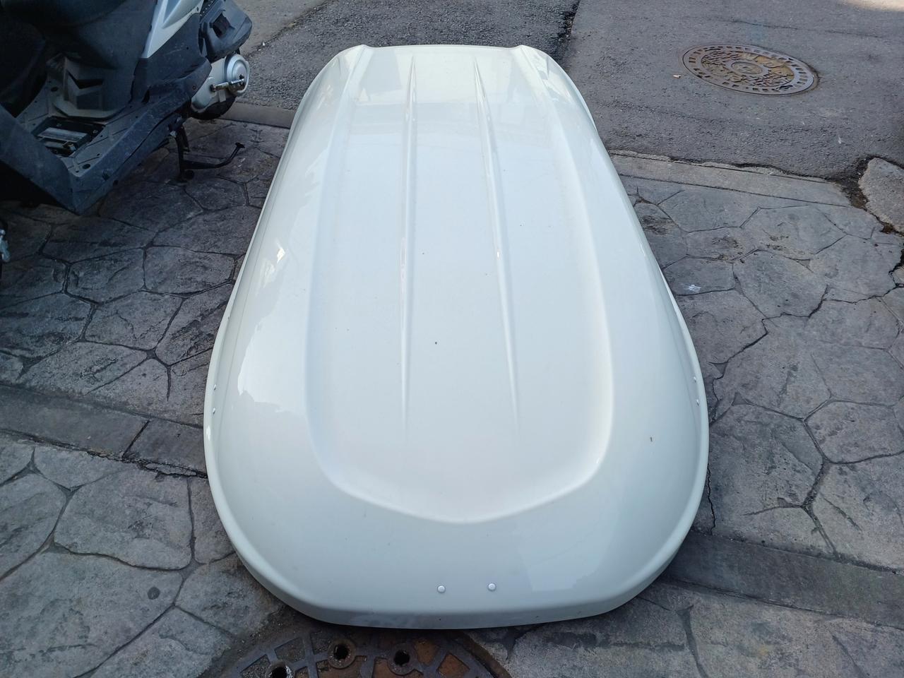 싼타페tm 코토 일체형 루프박스 화이트 변색 75만원