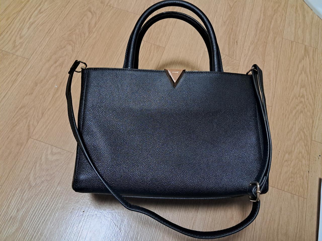 빈치스블랙 토트백