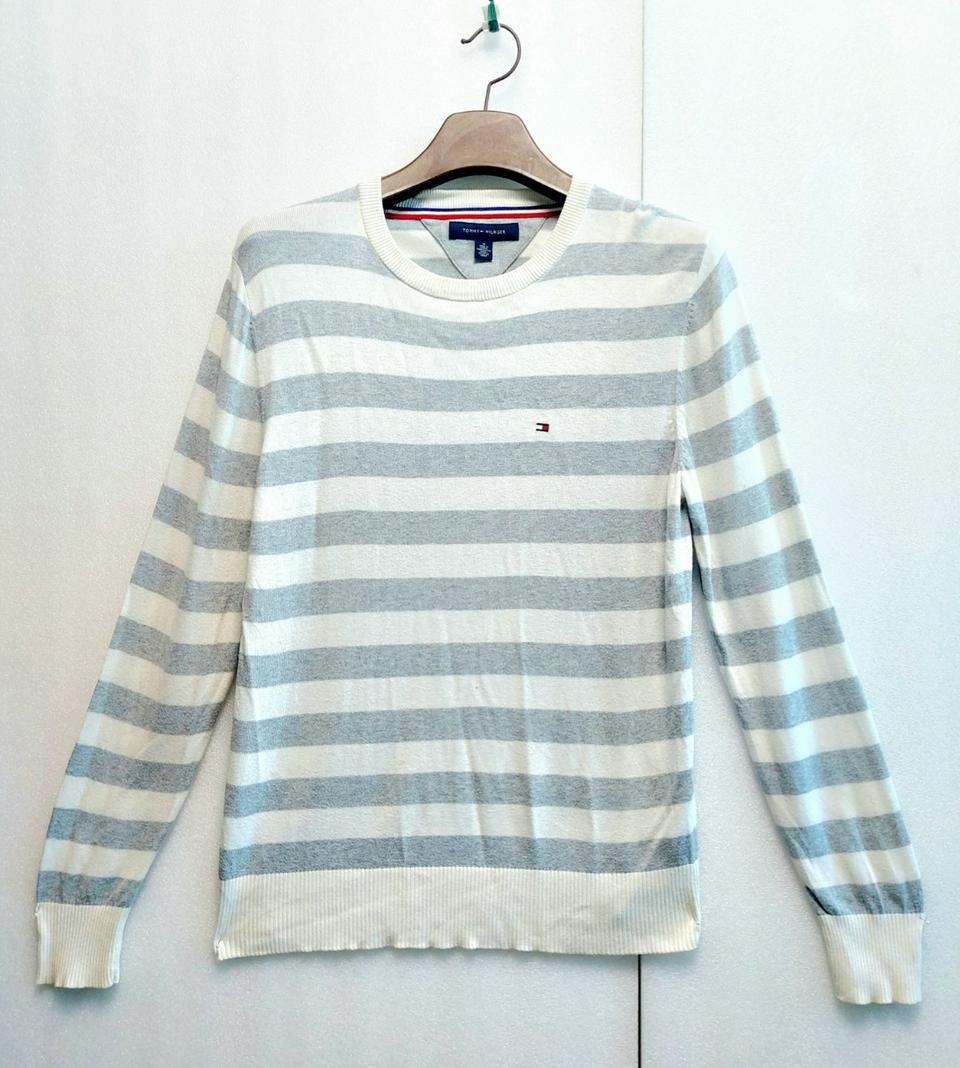 타미힐피거 남성니트100 라운드넥