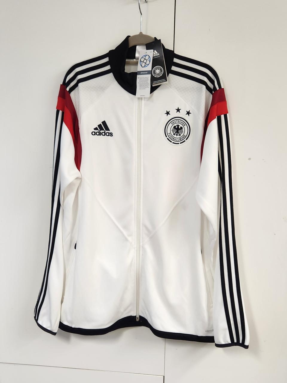 아디다스 새상품 희귀 독일 흰검 트랙탑 저지 2XL (105-110)