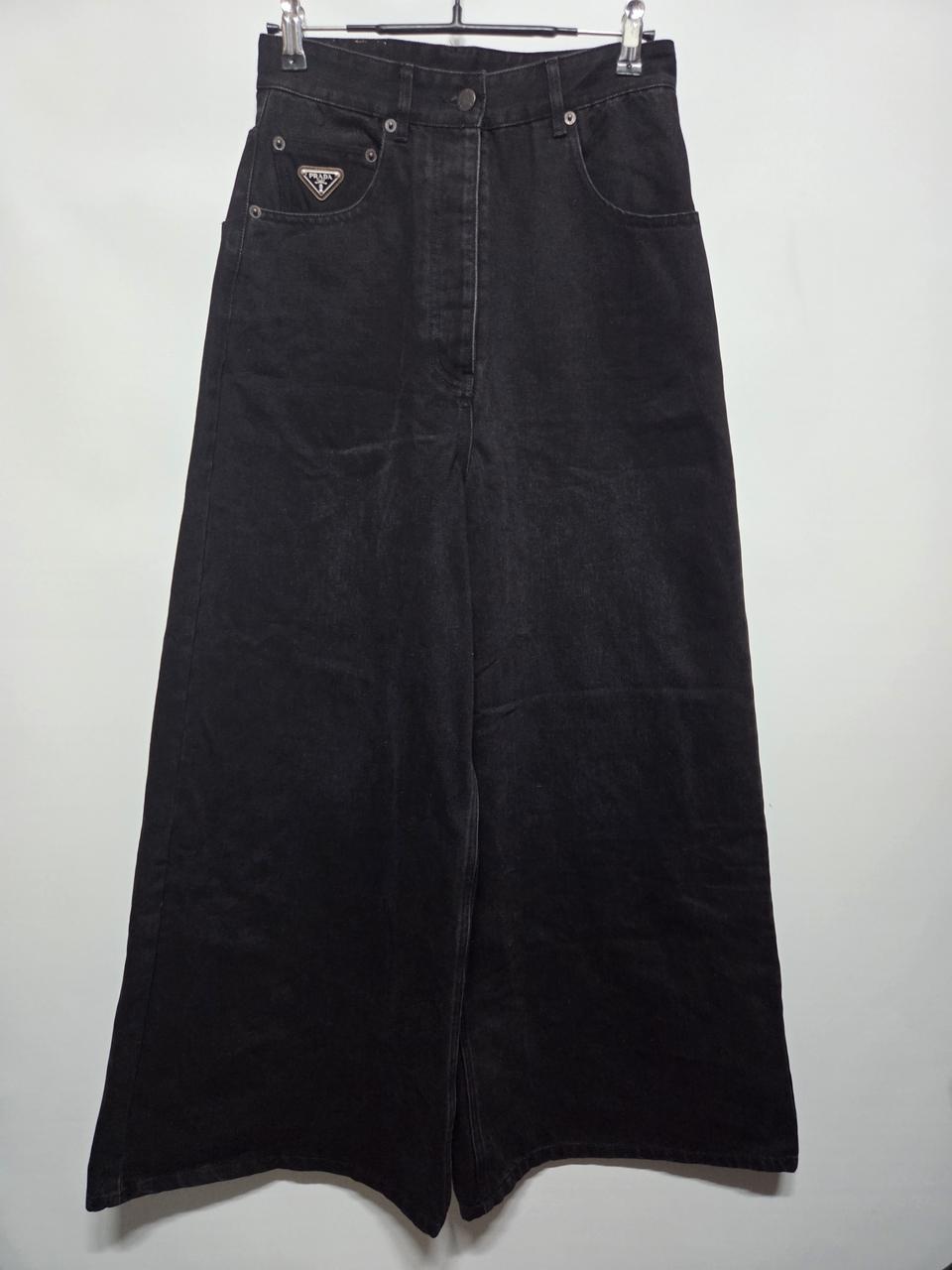 ( S) 25~26 프라다 블랙 와이드 데님