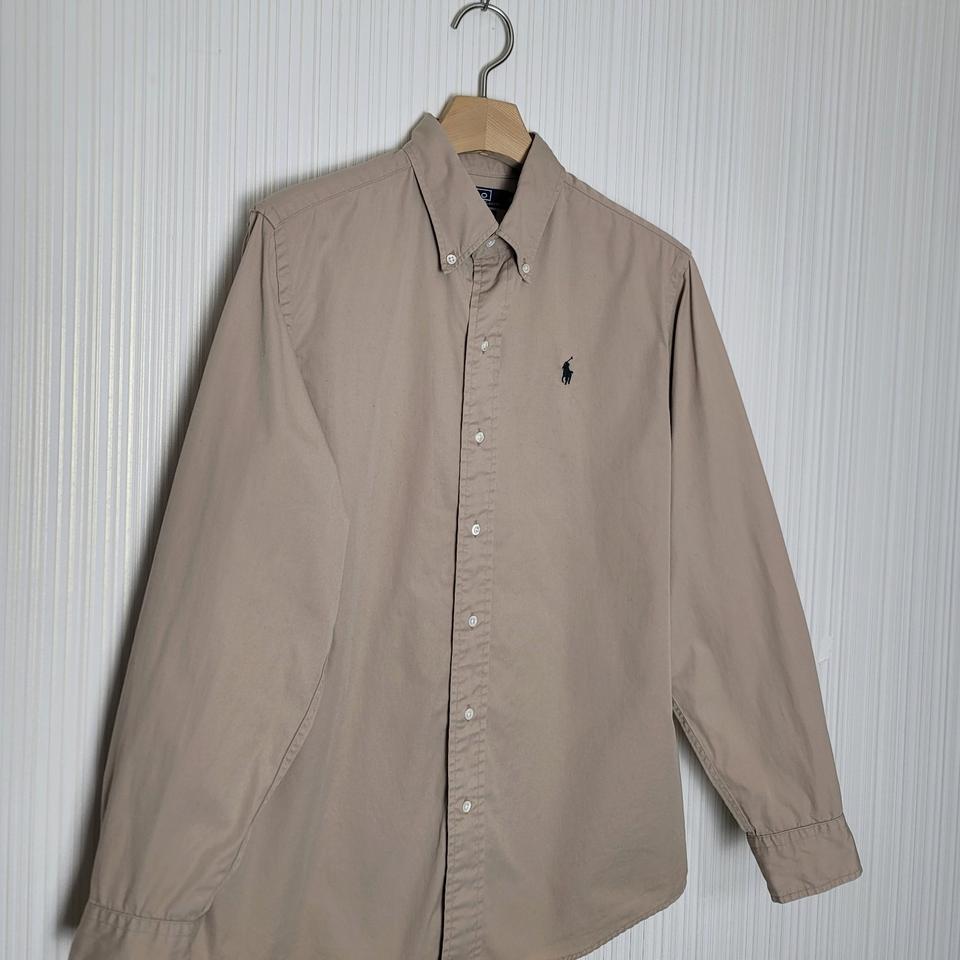 여성m 폴로 코튼 셔츠 베이지 랄프로렌