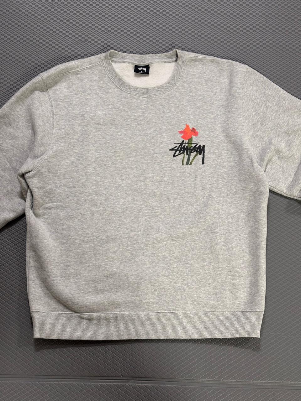 [정품] 스투시 플라워 맨투맨 M