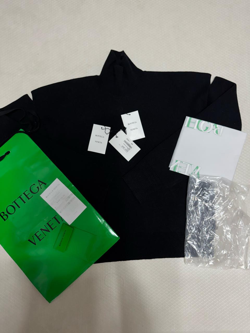 보테가베네타 니트 목폴라 미듐 웨이트 캐시미어 스웨터 L