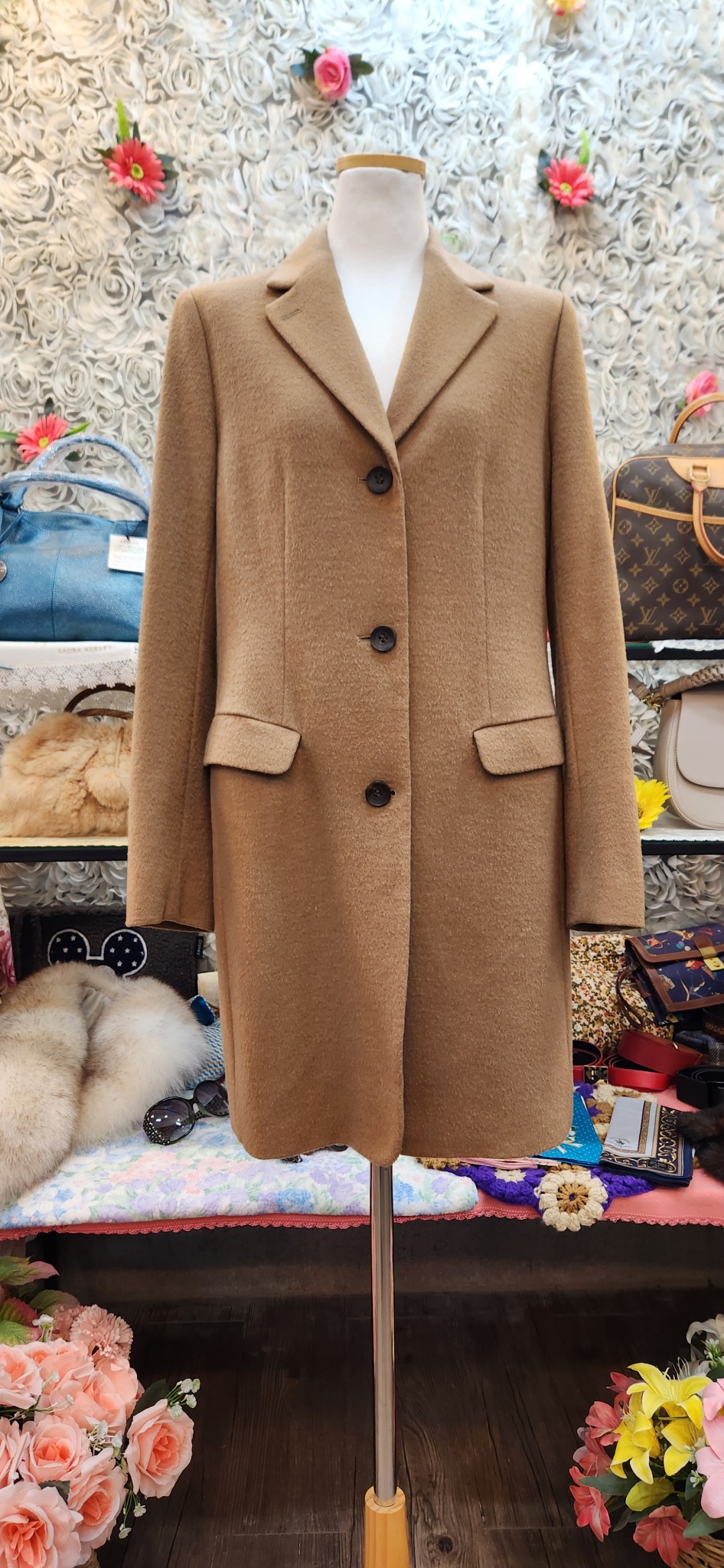 유니클로 모 + 캐시미어 코트 (66 77)