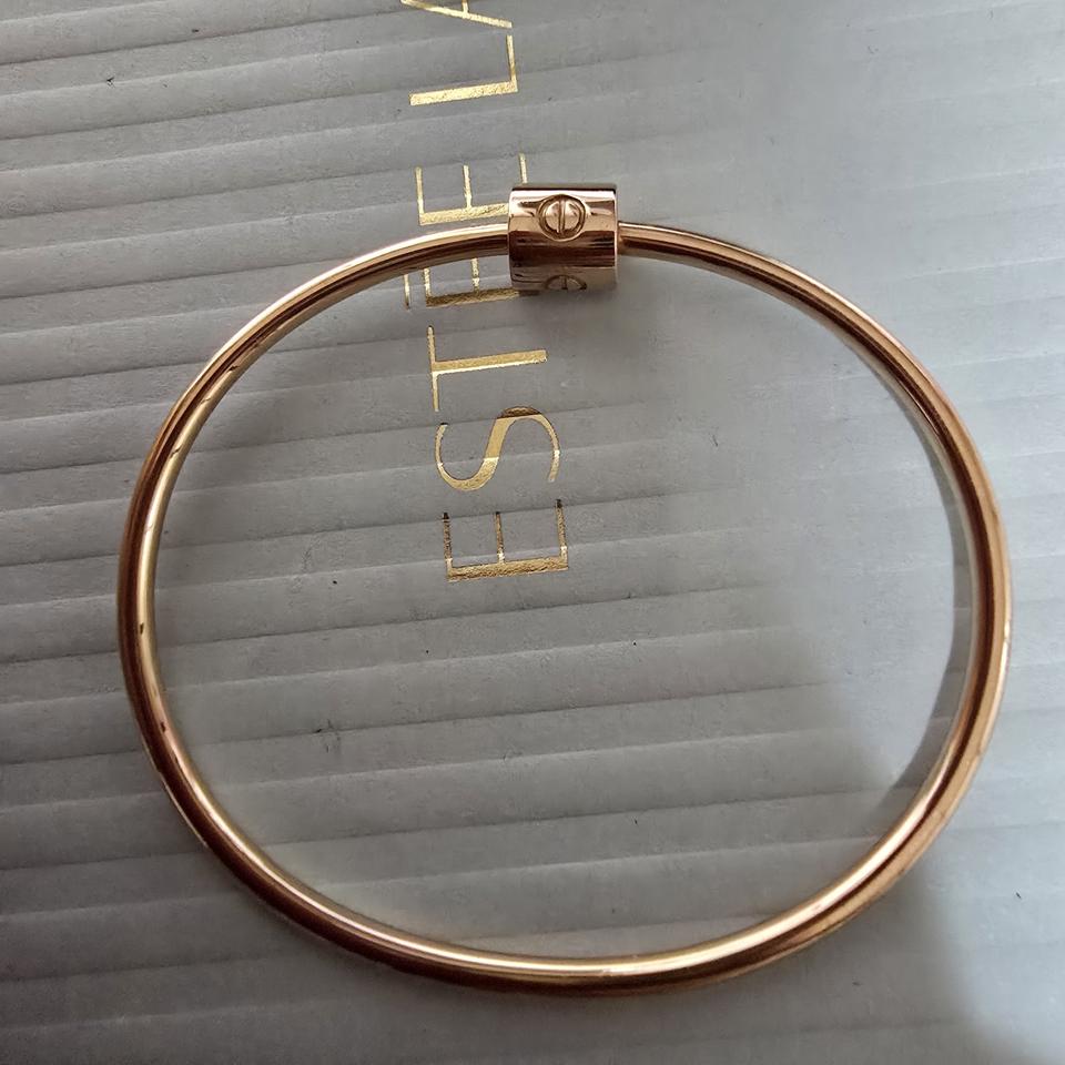 18k핑크골드 뱅글팔찌