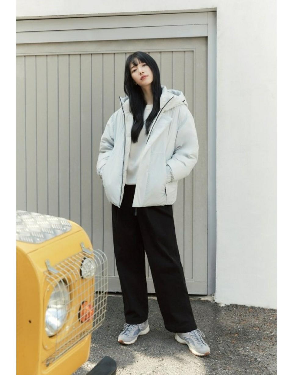 K2 수지 씬에어 후드 구스다운 패딩 점퍼/95