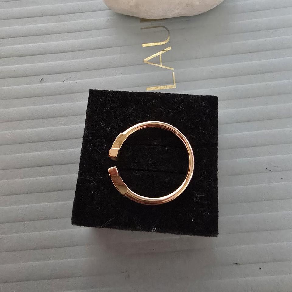 18k핑크골드 반지