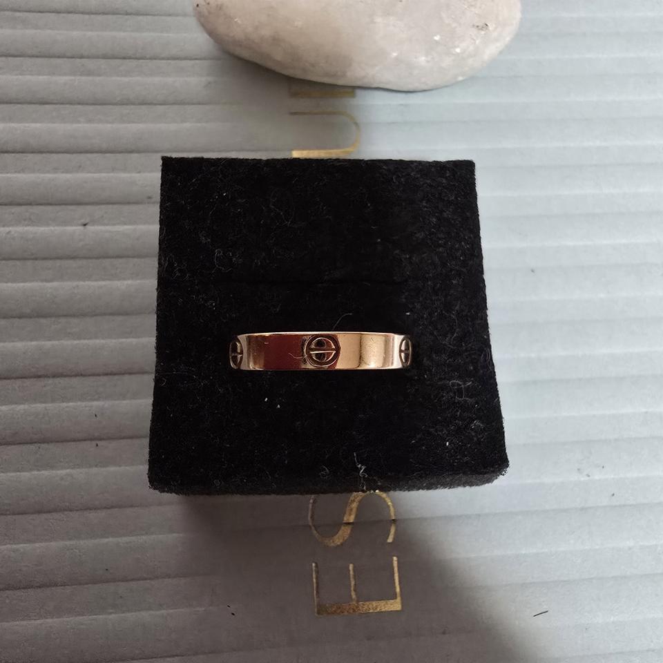 18k핑크골드 데일리반지