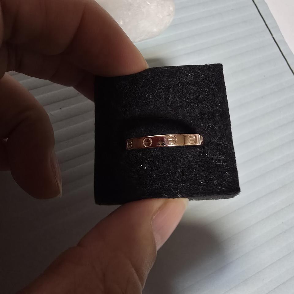 18k핑크골드 데일리 반지