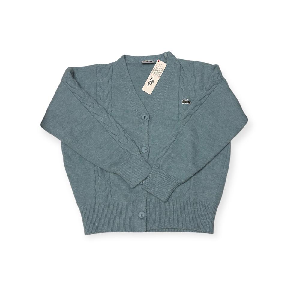 새상품) 라코스테 스타일 케이블 니트 가디건 + 탑 세트