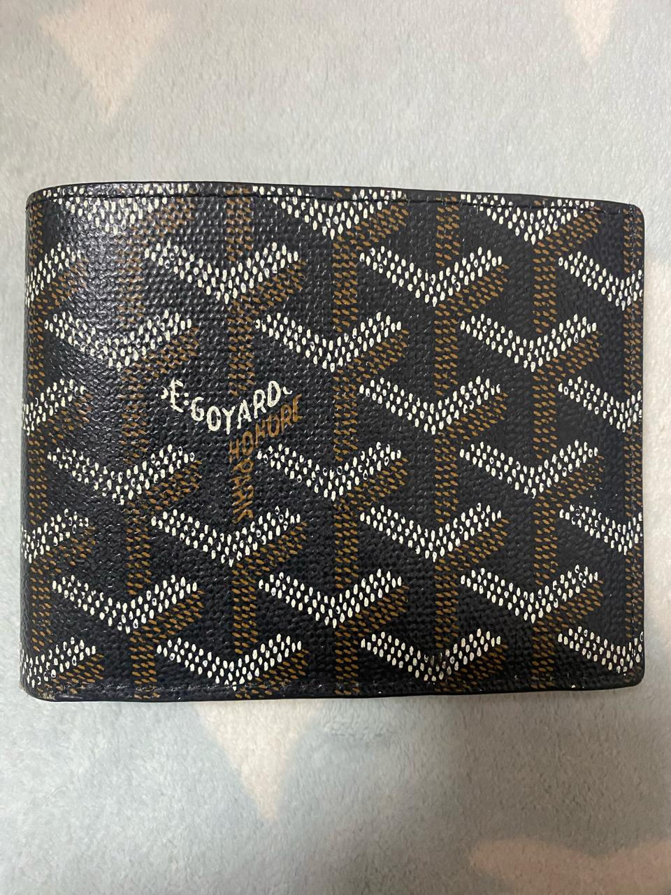 고야드 카드지갑 블랙/브라운