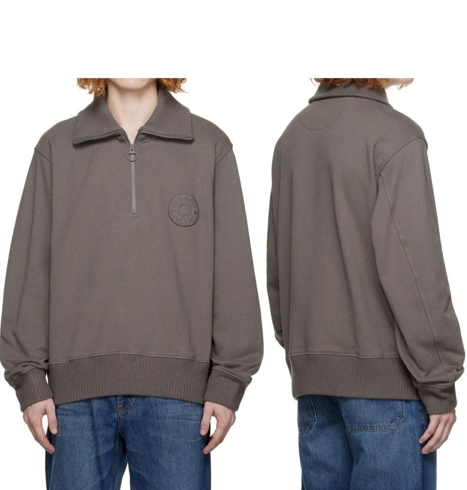 솔리드옴므 반집업 맨투맨