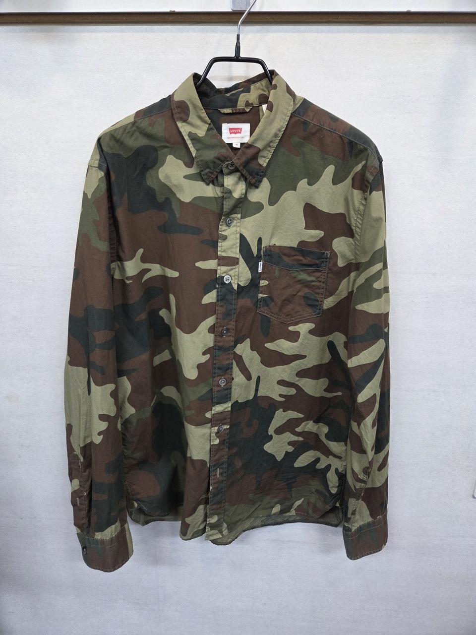 리바이스 카모플라주 셔츠 긴팔 m