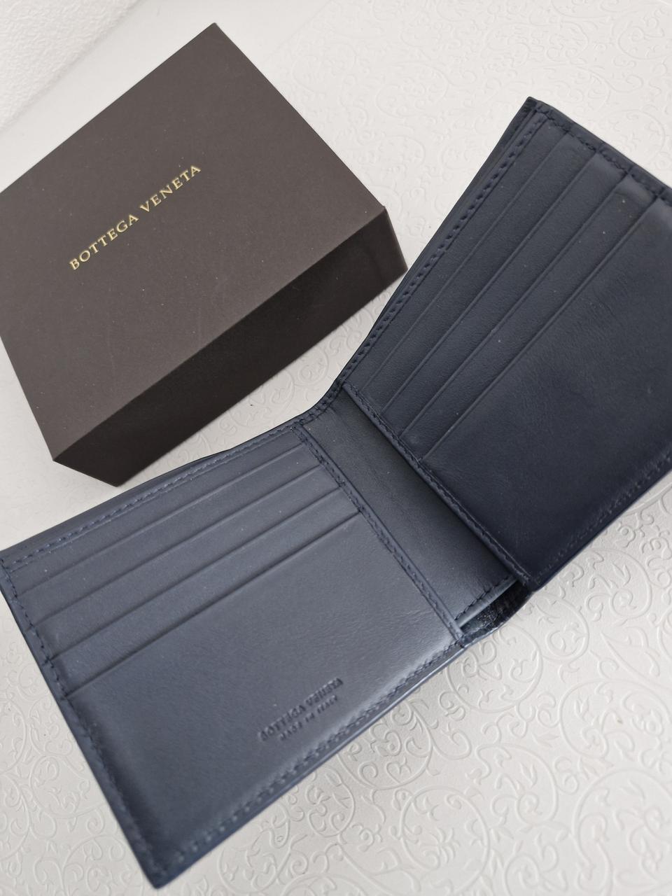 보테가베네타 네이비 반지갑 정품