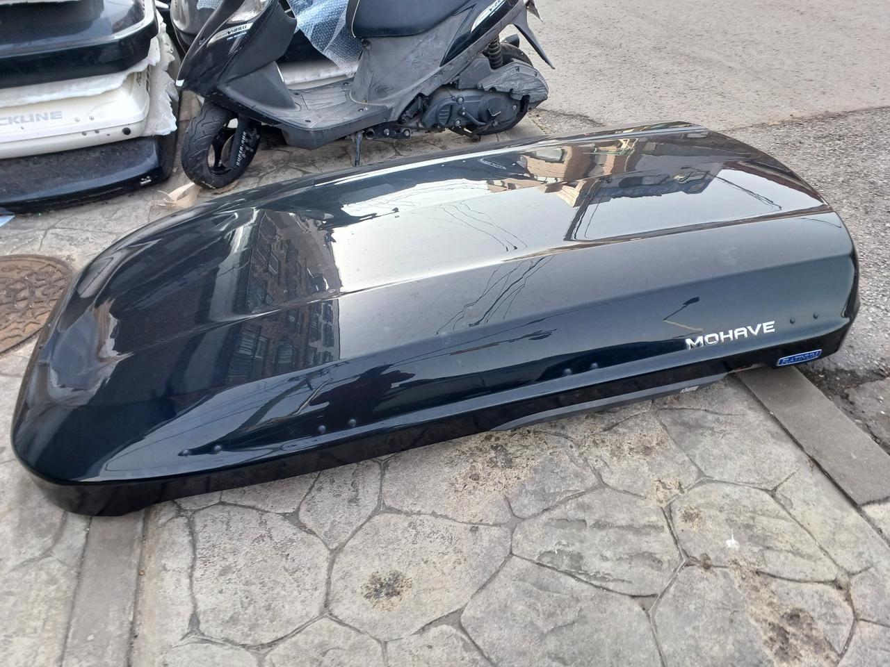 구형 모하비 코토일체형루프박스 블랙 중고