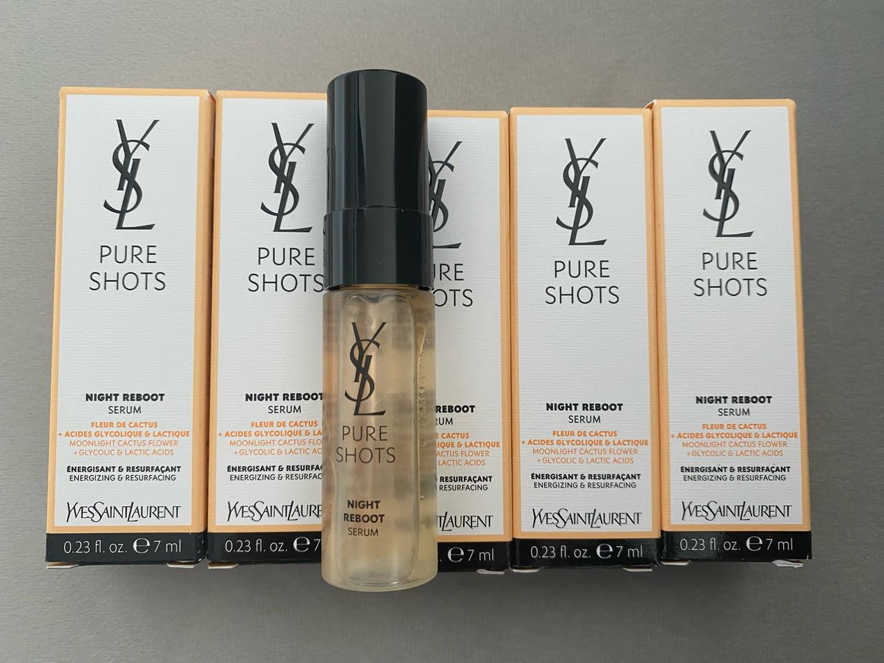 입생로랑 퓨어샷 나이트 리부트 세럼 7ml*5개